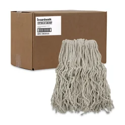 #32 Cut-End Cotton Mop Head - White (12/Carton) Cleaning & Janitorial Supplies