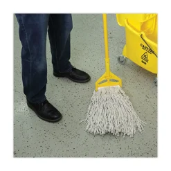 #32 Cut-End Cotton Mop Head - White (12/Carton) Cleaning & Janitorial Supplies