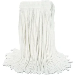 Hot #20 Cut-End Rayon Wet Mop Head - White (12/Carton) Cleaning & Janitorial Supplies