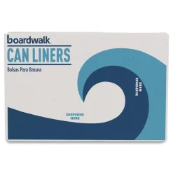 Hot 13 Gallon 24 in. x 28 in. Drawstring Kitchen Bags - White (50 Bags/Roll, 2 Rolls/Carton) Trash & Waste Bins