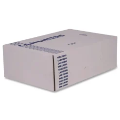 New 16 Gallon 8 mic 24 in. x 33 in. Perforated Roll High-Density Can Liners - Natural (1000/Carton) Trash & Waste Bins