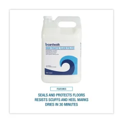 Clearance 1 Gallon Bottle High Traffic Floor Polish (4/Carton) Cleaning & Janitorial Supplies
