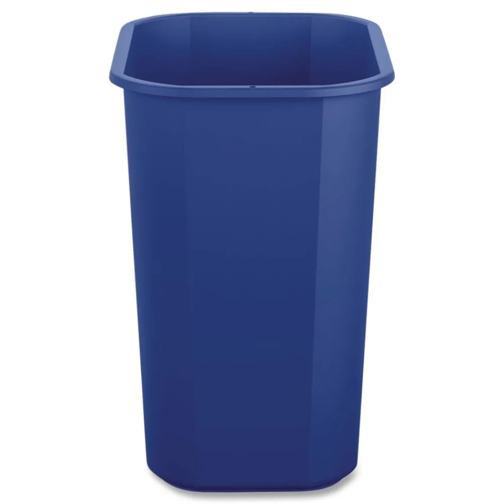New 3 Gallon Polypropylene Deskside Recycling Bin - Blue Trash & Waste Bins