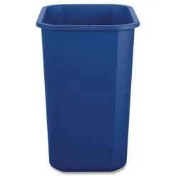 7 Gallon Polypropylene Recycling Container - Blue Trash & Waste Bins