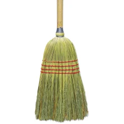 Hot 56 in. Corn/Fiber Broom - Natural (6/Carton) Cleaning & Janitorial Supplies