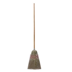 Discount 53-1/2 in. Corn/Fiber Lobby Brooms - Natural (6/Carton) Cleaning & Janitorial Supplies