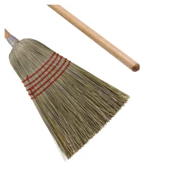 Discount 53-1/2 in. Corn/Fiber Lobby Brooms - Natural (6/Carton) Cleaning & Janitorial Supplies