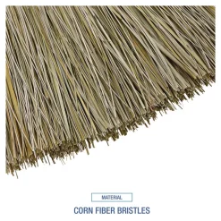 Discount 53-1/2 in. Corn/Fiber Lobby Brooms - Natural (6/Carton) Cleaning & Janitorial Supplies