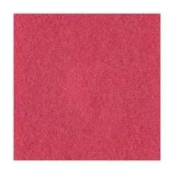 New 18 in. Diameter Buffing Floor Pads - Red (5/Carton) Cleaning & Janitorial Supplies