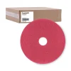 New 19 in. Diameter Buffing Floor Pads - Red (5/Carton) Cleaning & Janitorial Supplies