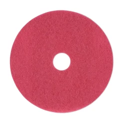 New 19 in. Diameter Buffing Floor Pads - Red (5/Carton) Cleaning & Janitorial Supplies