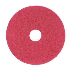 Sale 16 in. Diameter Buffing Floor Pads - Red (5/Carton) Cleaning & Janitorial Supplies