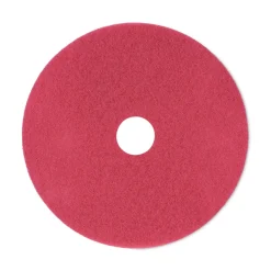 Outlet 21 in. Diameter Buffing Floor Pads - Red (5/Carton) Cleaning & Janitorial Supplies