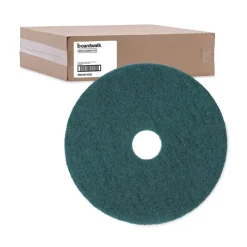 Sale 18 in. Diameter Heavy-Duty Scrubbing Floor Pads - Green (5/Carton) Cleaning & Janitorial Supplies