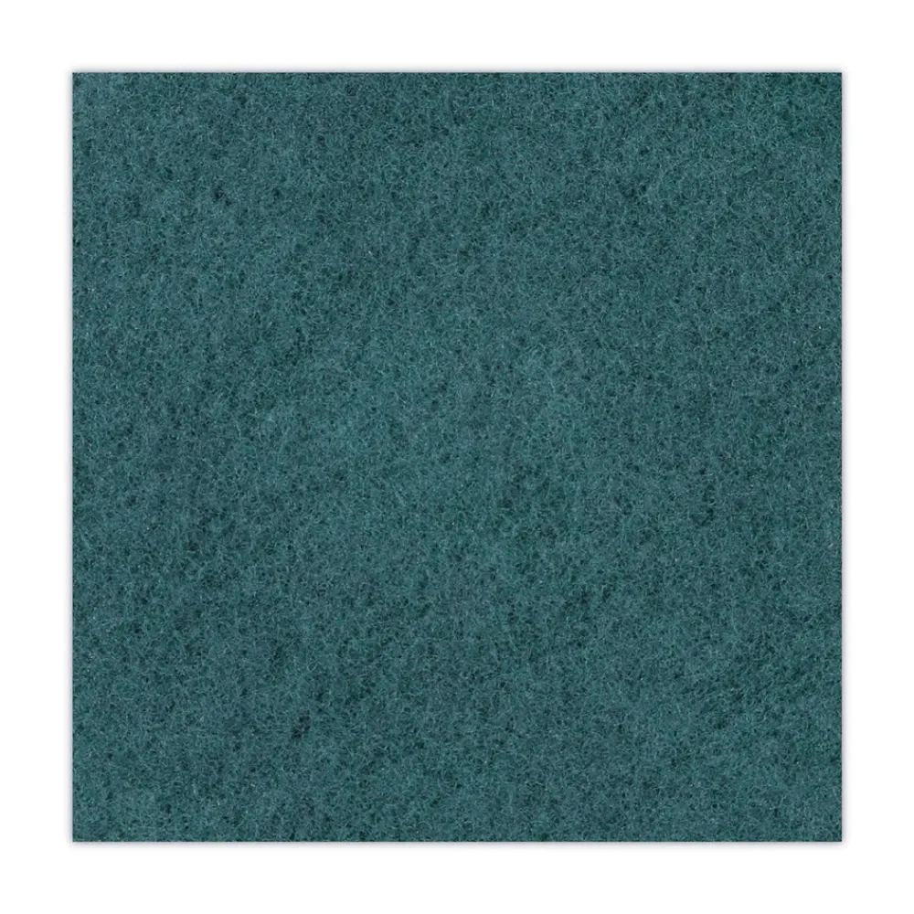 Best 16 in. Diameter Heavy-Duty Scrubbing Floor Pads - Green (5/Carton) Cleaning & Janitorial Supplies
