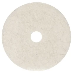 Outlet 19 in. Diameter Natural Burnishing Floor Pads - White (5/Carton) Cleaning & Janitorial Supplies