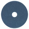 16 in. Diameter Scrubbing Floor Pads - Blue (5/Carton) Cleaning & Janitorial Supplies