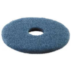 16 in. Diameter Scrubbing Floor Pads - Blue (5/Carton) Cleaning & Janitorial Supplies