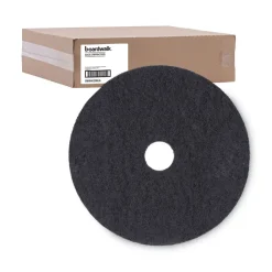 Discount 20 in. Diameter Stripping Floor Pads - Black (5/Carton) Cleaning & Janitorial Supplies