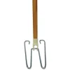 Best 0.94 in. Diameter x 48 in. Length Wedge Dust Mop Head Frame/Lacquered Wood Handle - Natural Cleaning & Janitorial Supplies