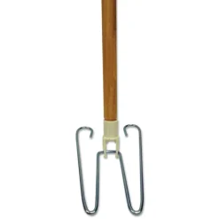 Best 0.94 in. Diameter x 48 in. Length Wedge Dust Mop Head Frame/Lacquered Wood Handle - Natural Cleaning & Janitorial Supplies