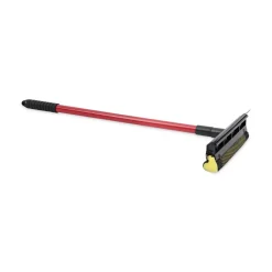 Hot 21 in. Handle 8 in. Wide Blade General-Duty Squeegee - Black/Red Cleaning & Janitorial Supplies