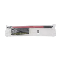 Hot 21 in. Handle 8 in. Wide Blade General-Duty Squeegee - Black/Red Cleaning & Janitorial Supplies