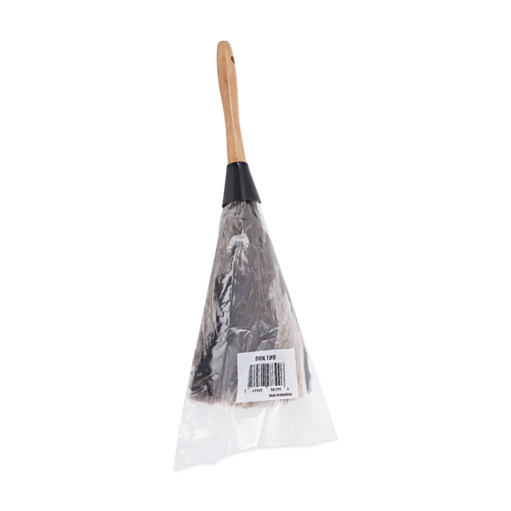 Discount 7 in. Handle Professional Ostrich Feather Duster Cleaning & Janitorial Supplies