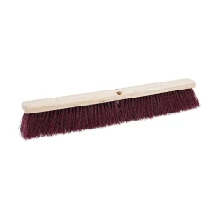 Clearance 3.25 in. Maroon Stiff Polypropylene Bristles 24 in. Brush Floor Brush Head Cleaning & Janitorial Supplies