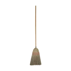 Best 55 in. Overall Length Parlor Broom with Corn Fiber Bristles - Natural Cleaning & Janitorial Supplies