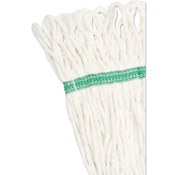 5 in. Super Loop Cotton/Synthetic Fiber Wet Mop Head - Medium, White Cleaning & Janitorial Supplies