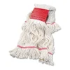 Online 5 in. Super Loop Cotton/Synthetic Fiber Wet Mop Head - Large, White (12/Carton) Cleaning & Janitorial Supplies