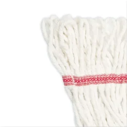 Online 5 in. Super Loop Cotton/Synthetic Fiber Wet Mop Head - Large, White (12/Carton) Cleaning & Janitorial Supplies