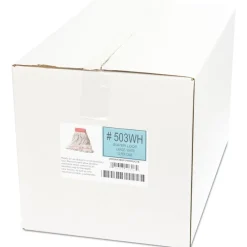 Online 5 in. Super Loop Cotton/Synthetic Fiber Wet Mop Head - Large, White (12/Carton) Cleaning & Janitorial Supplies