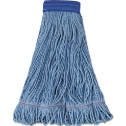 Best 5 in. Super Loop Cotton/Synthetic Fiber Wet Mop Head - X-Large, Blue (12/Carton) Cleaning & Janitorial Supplies
