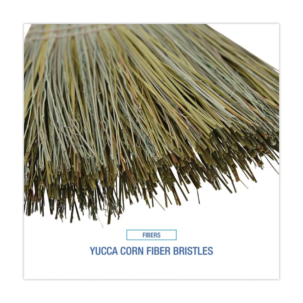 New 56 in. Warehouse Broom with Yucca/Corn Fiber Bristles - Natural Cleaning & Janitorial Supplies
