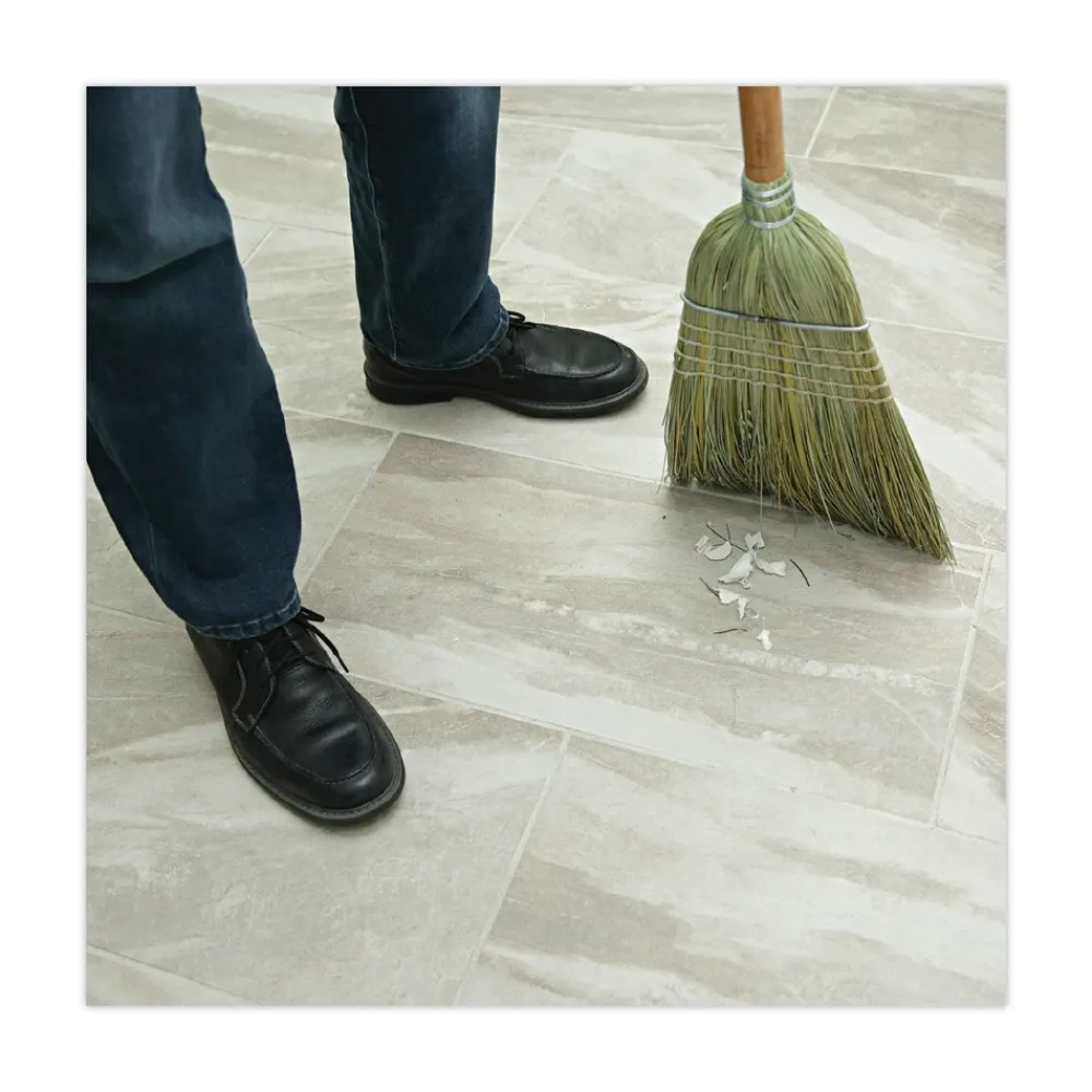 New 56 in. Warehouse Broom with Yucca/Corn Fiber Bristles - Natural Cleaning & Janitorial Supplies