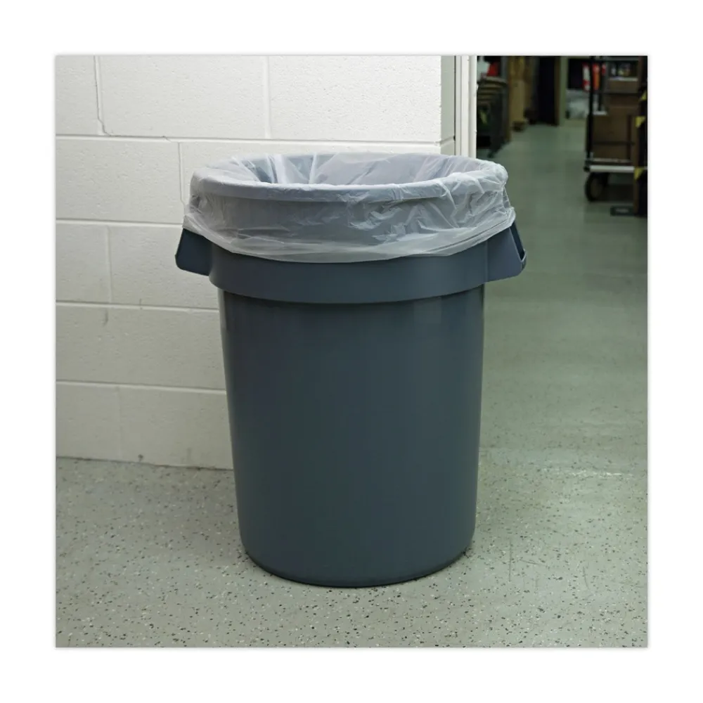 Online 38 in. x 58 in. 60 gal. 14 mic High-Density Can Liners - Natural (200/Carton) Trash & Waste Bins