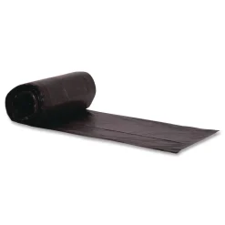 Best 38 in. x 60 in. 60 gal. 22 mic High-Density Can Liners - Black (150/Carton) Trash & Waste Bins