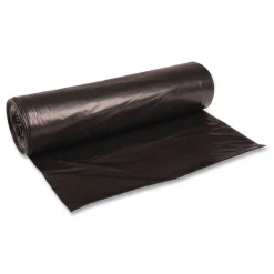 Sale 43 in. x 47 in. 56 gal. 1.6 mil Recycled Low-Density Polyethylene Can Liners - Black (100/Carton) Trash & Waste Bins