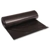 New 38 in. x 58 in. 60 gal. 1.2 mil Recycled Low-Density Polyethylene Can Liners - Black (100/Carton) Trash & Waste Bins