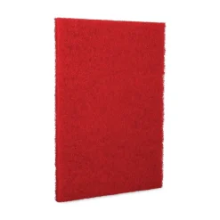 Sale 28 in. x 14 in. Buffing Floor Pads - Red (10/Carton) Cleaning & Janitorial Supplies