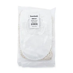 Hot 17.5 in. x 13.5 in. Cotton Wedge Dust Mop Head - White Cleaning & Janitorial Supplies