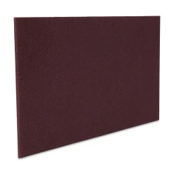Hot 28 in. x 14 in. Deep Scrub Pads - Maroon (10/Carton) Cleaning & Janitorial Supplies
