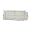 Sale 24 in. x 5 in. Disposable Cotton/Synthetic Cut End Dust Mop Head - White Cleaning & Janitorial Supplies