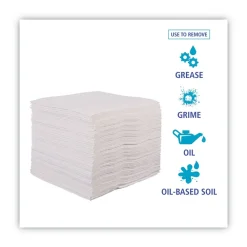 12 in. x 13 in. DRC Wipers - White (90 Bag, 12 Bags/Carton) Cleaning & Janitorial Supplies