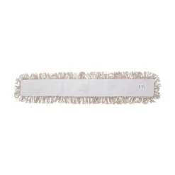Hot 48 in. x 5 in. Hygrade Cotton Industrial Dust Mop Head - White Cleaning & Janitorial Supplies