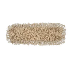 Online 24 in. x 5 in. Industrial Hygrade Cotton Dust Mop Head - White Cleaning & Janitorial Supplies