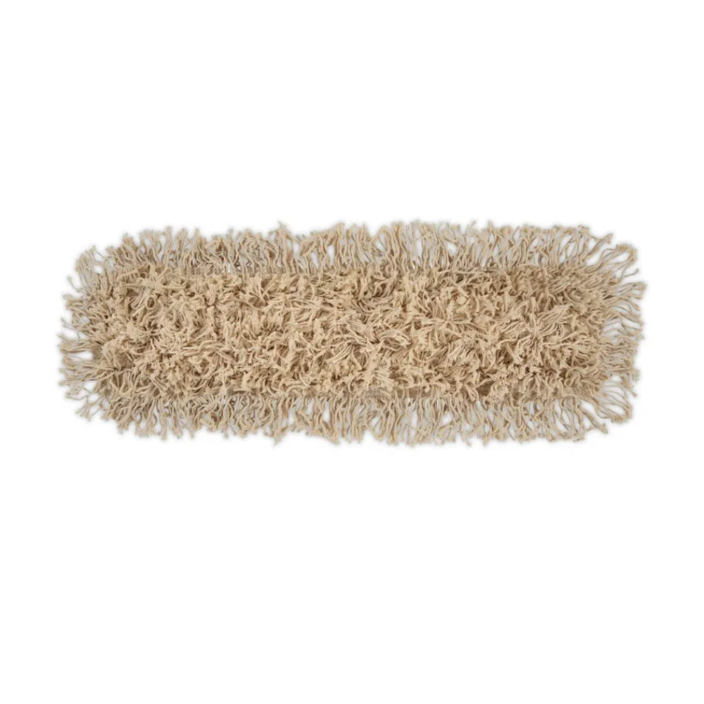 Online 24 in. x 5 in. Industrial Hygrade Cotton Dust Mop Head - White Cleaning & Janitorial Supplies