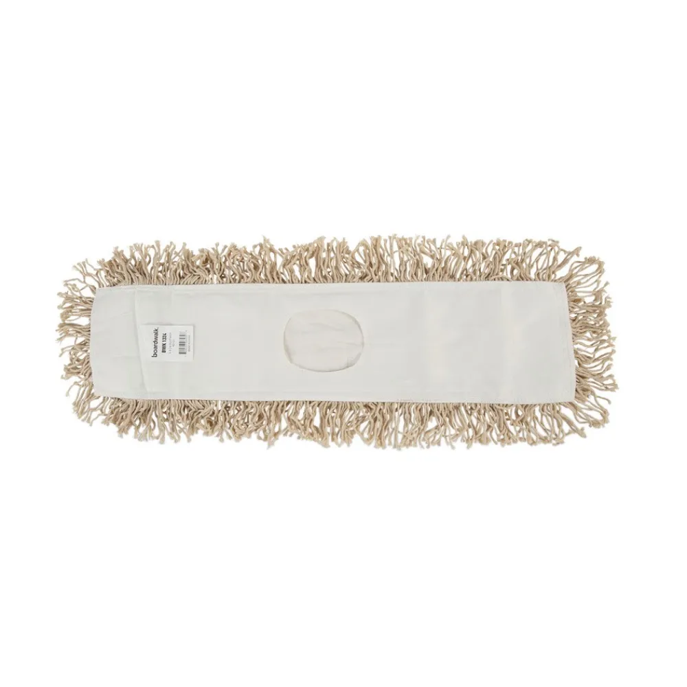 Online 24 in. x 5 in. Industrial Hygrade Cotton Dust Mop Head - White Cleaning & Janitorial Supplies